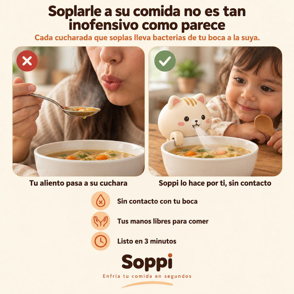 Enfría la comida de tu hijo sin soplar